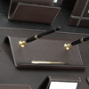 Brown Leather Executive Pen Set
