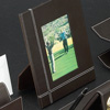 4x6 Brown Leather Picture Frame